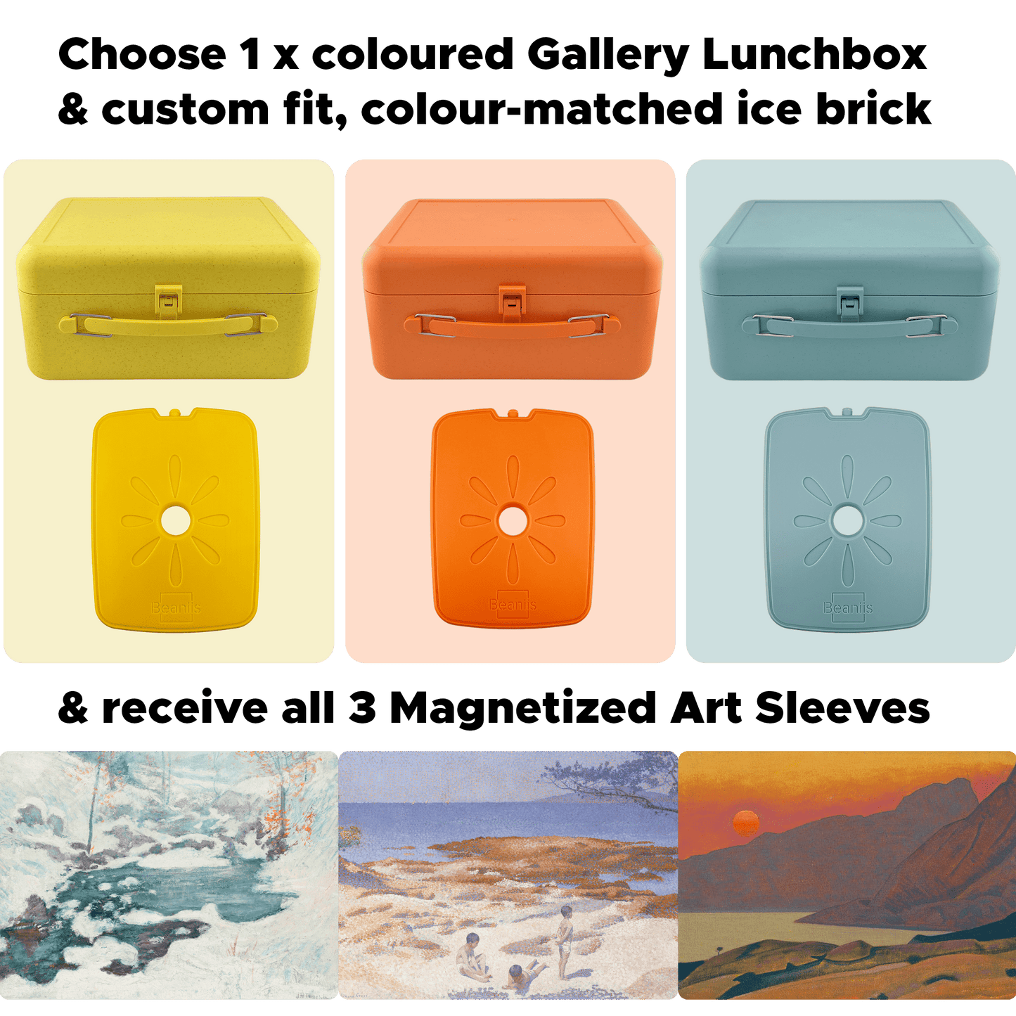 Beaniis Gallery Lunch Box